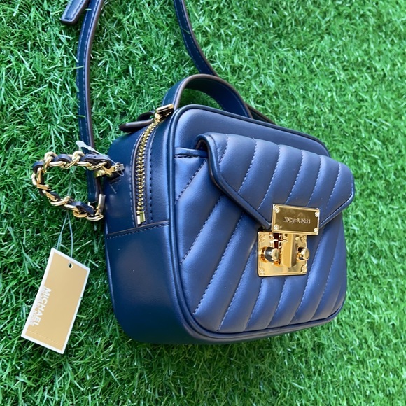 Michael Kors Small Rose Top Handle Leather Satchel - Picture 3 of 16